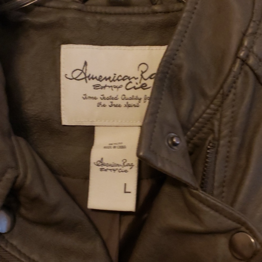American Rag Leather Jacket - Picture 2 of 2